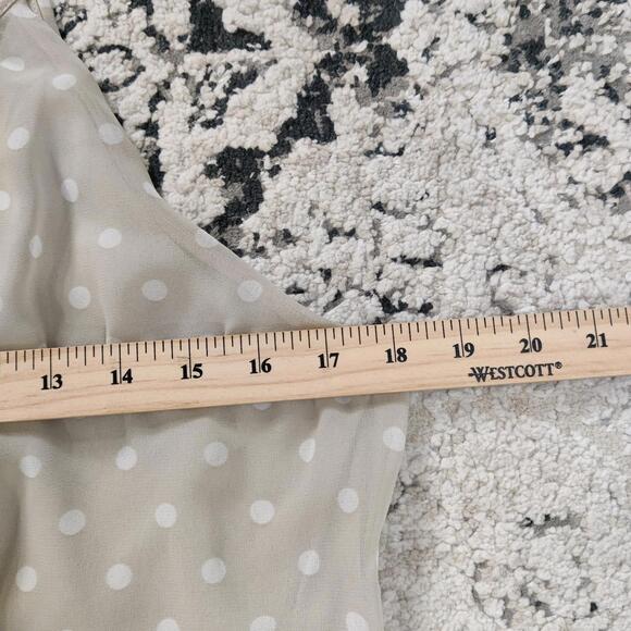 Express Polka Dot Cold Shoulder Tank Top Tunic Size L - Picture 6 of 8